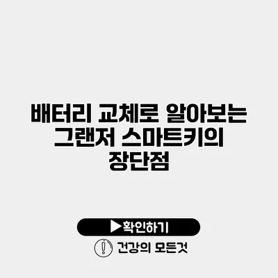 배터리 교체로 알아보는 그랜저 스마트키의 장단점